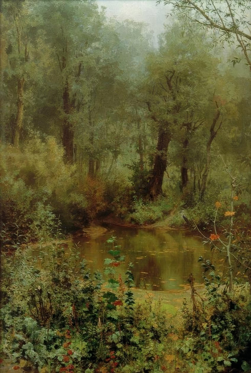 Estanque forestal de Wassili Dmitrijewitsch Polenow