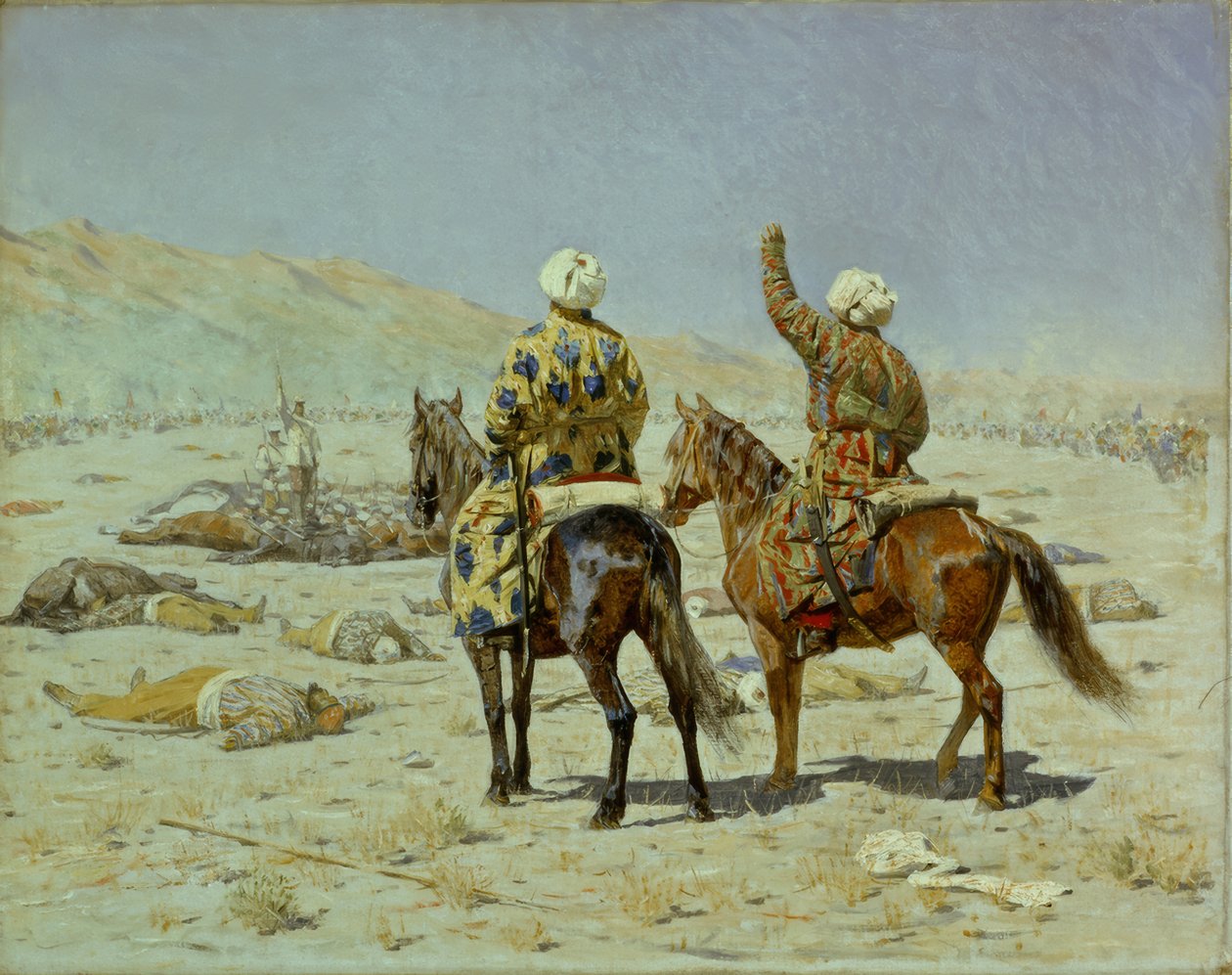 Conquista de Turkestán / W.Wereschtschagin de Wassili W. Werestschagin