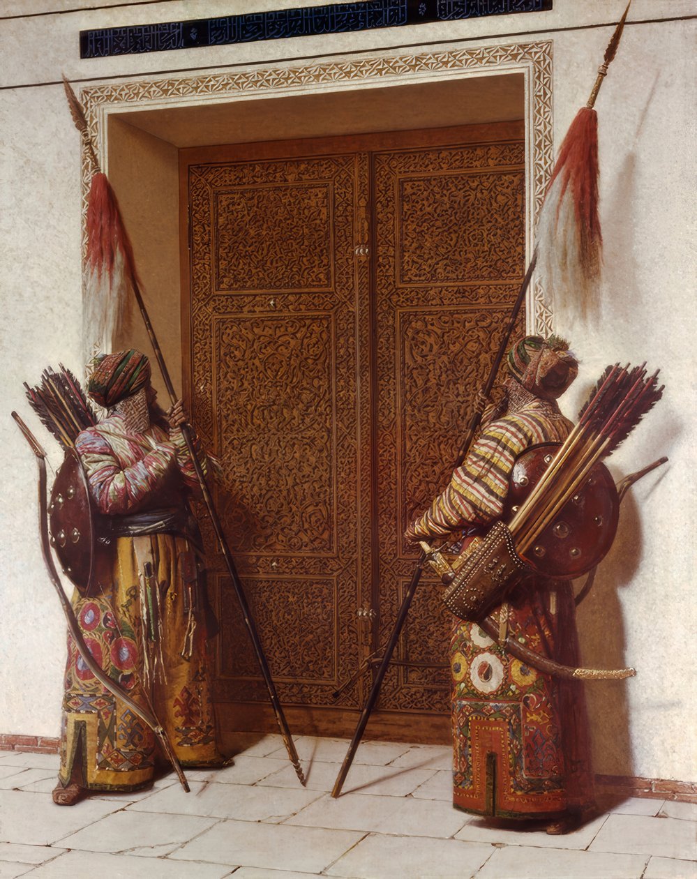 Frente a la puerta de Timur de Wassili W. Werestschagin