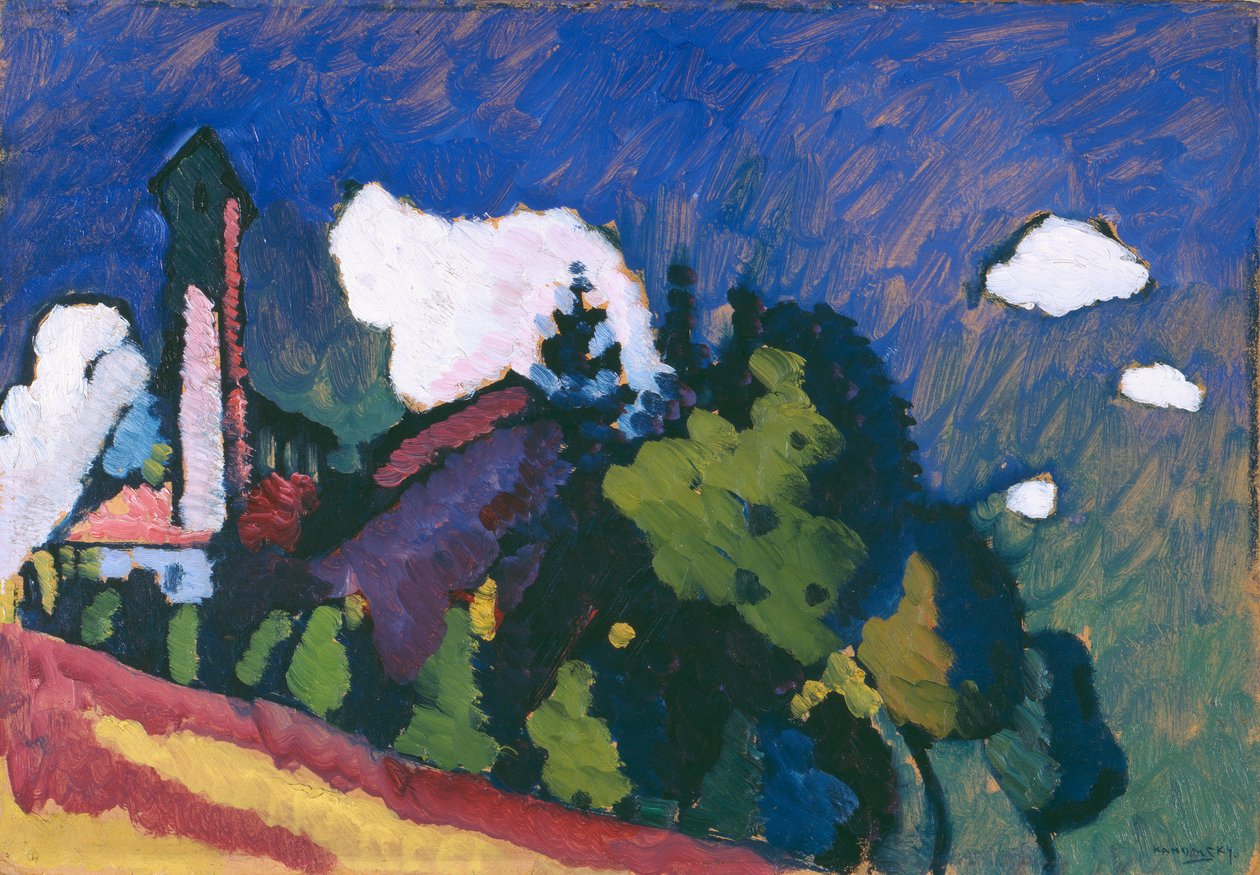 V. Kandinsky. Paisaje de Wassily Kandinsky