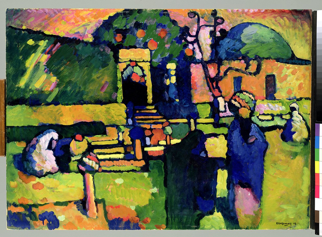 Cementerio árabe de Wassily Kandinsky