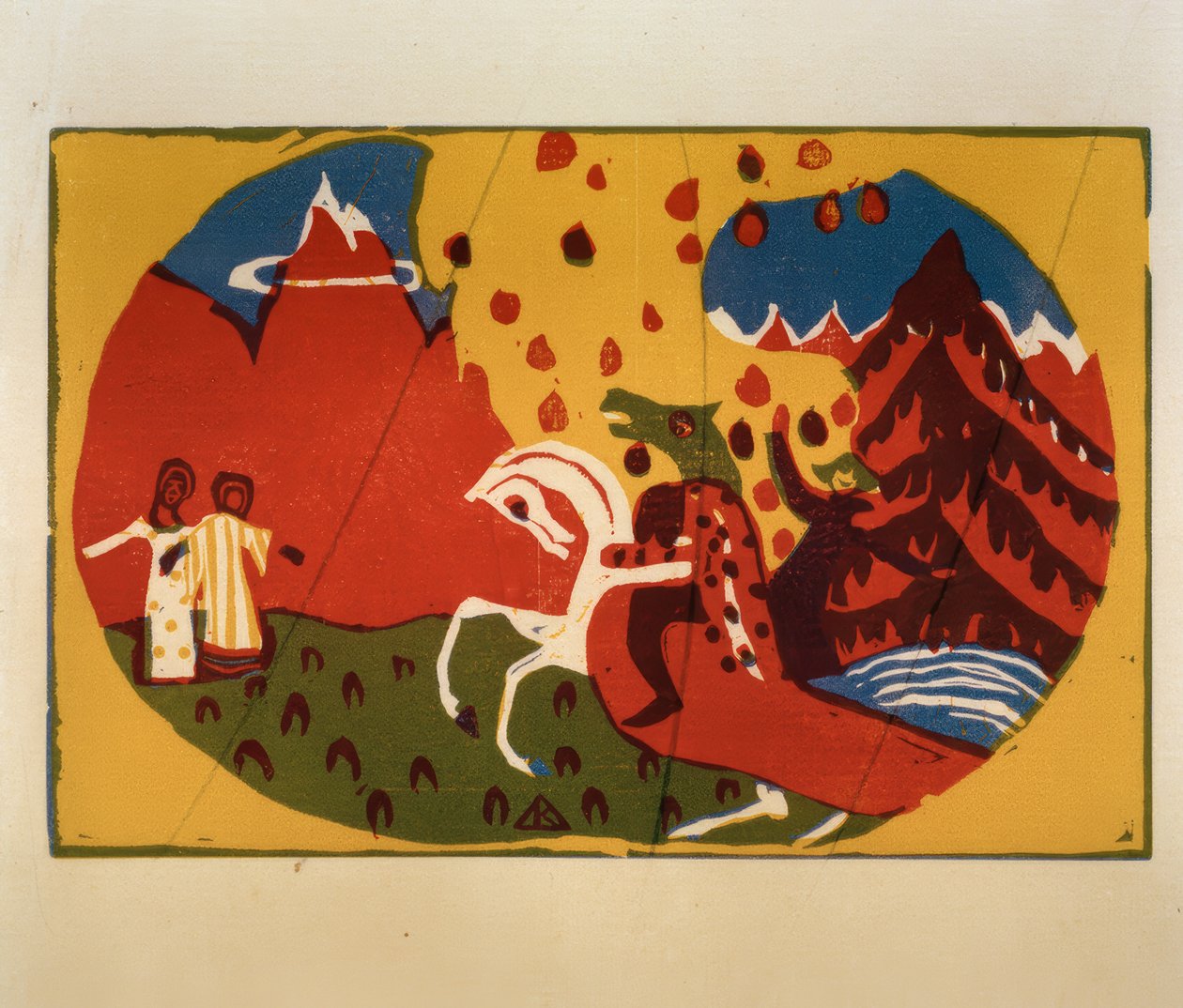Montañas de Wassily Kandinsky