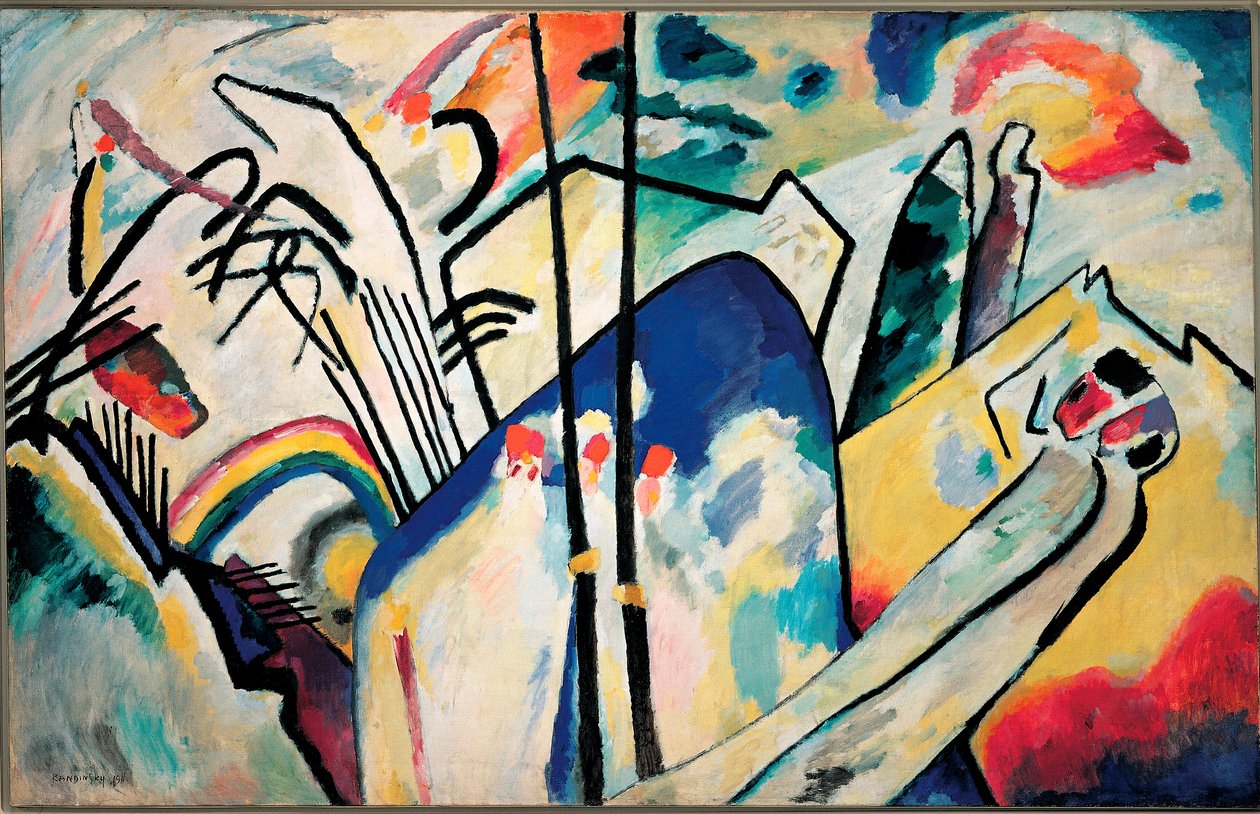 Composición IV de Wassily Kandinsky