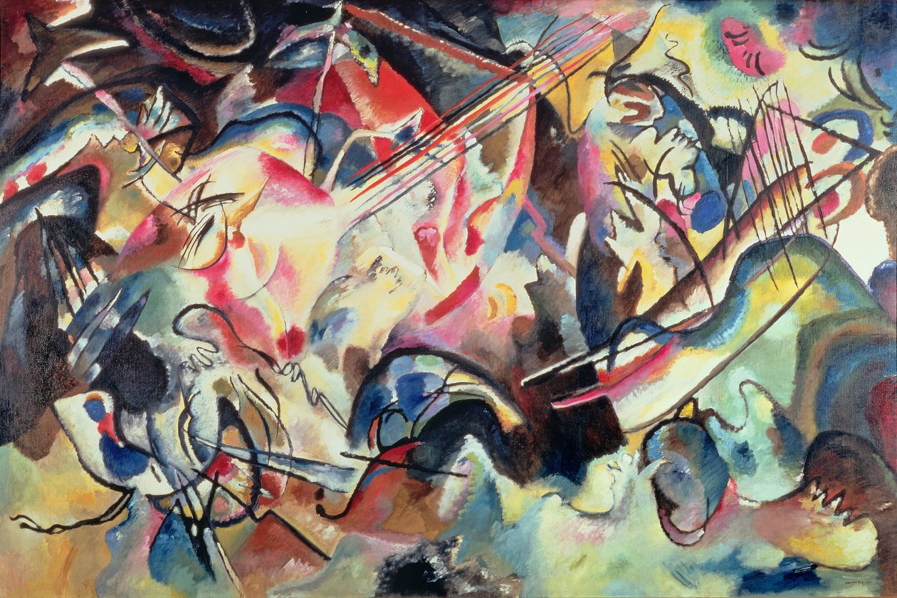 Composición No. 6, 1913 de Wassily Kandinsky