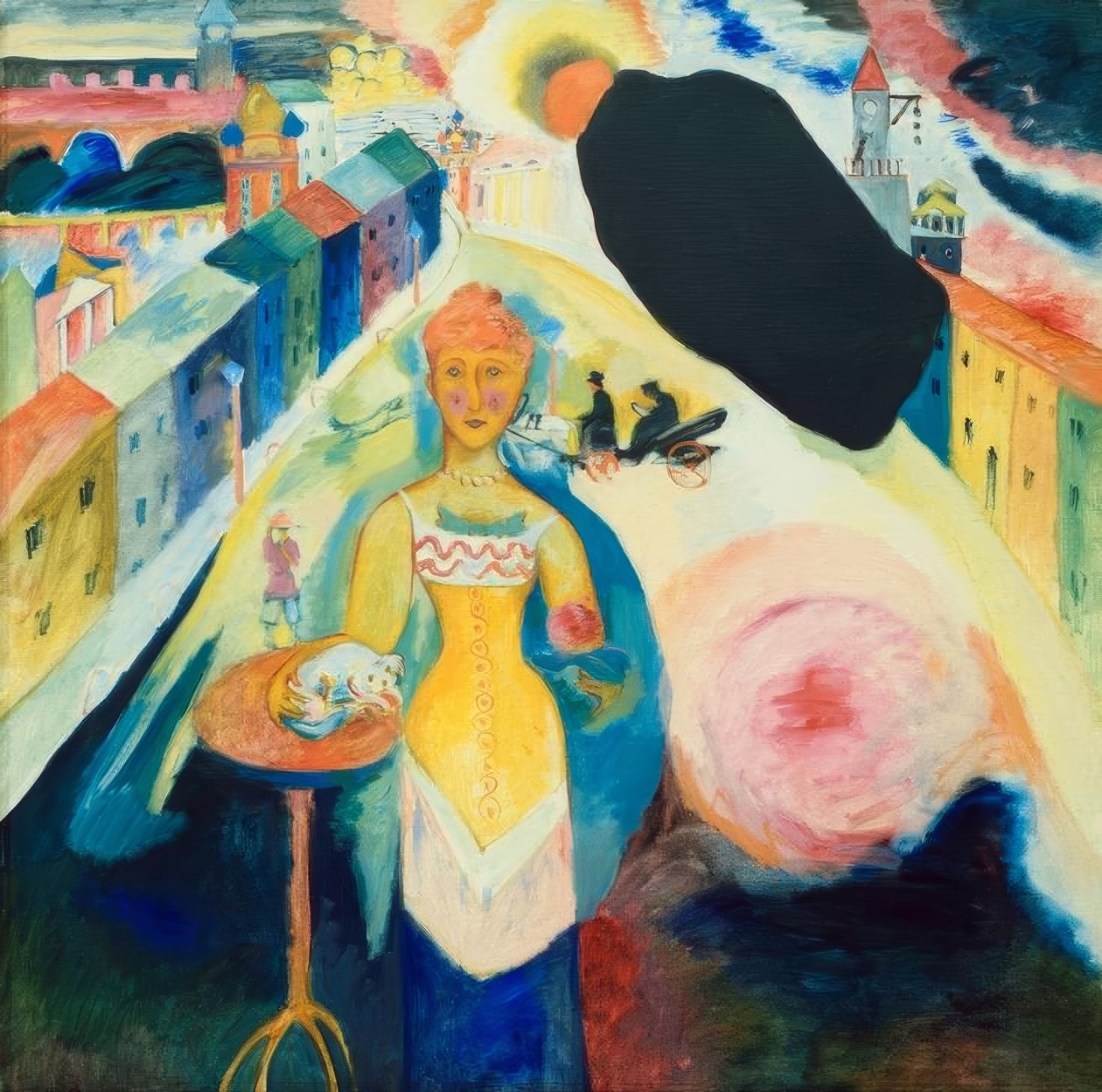 Dama en Moscú de Wassily Kandinsky