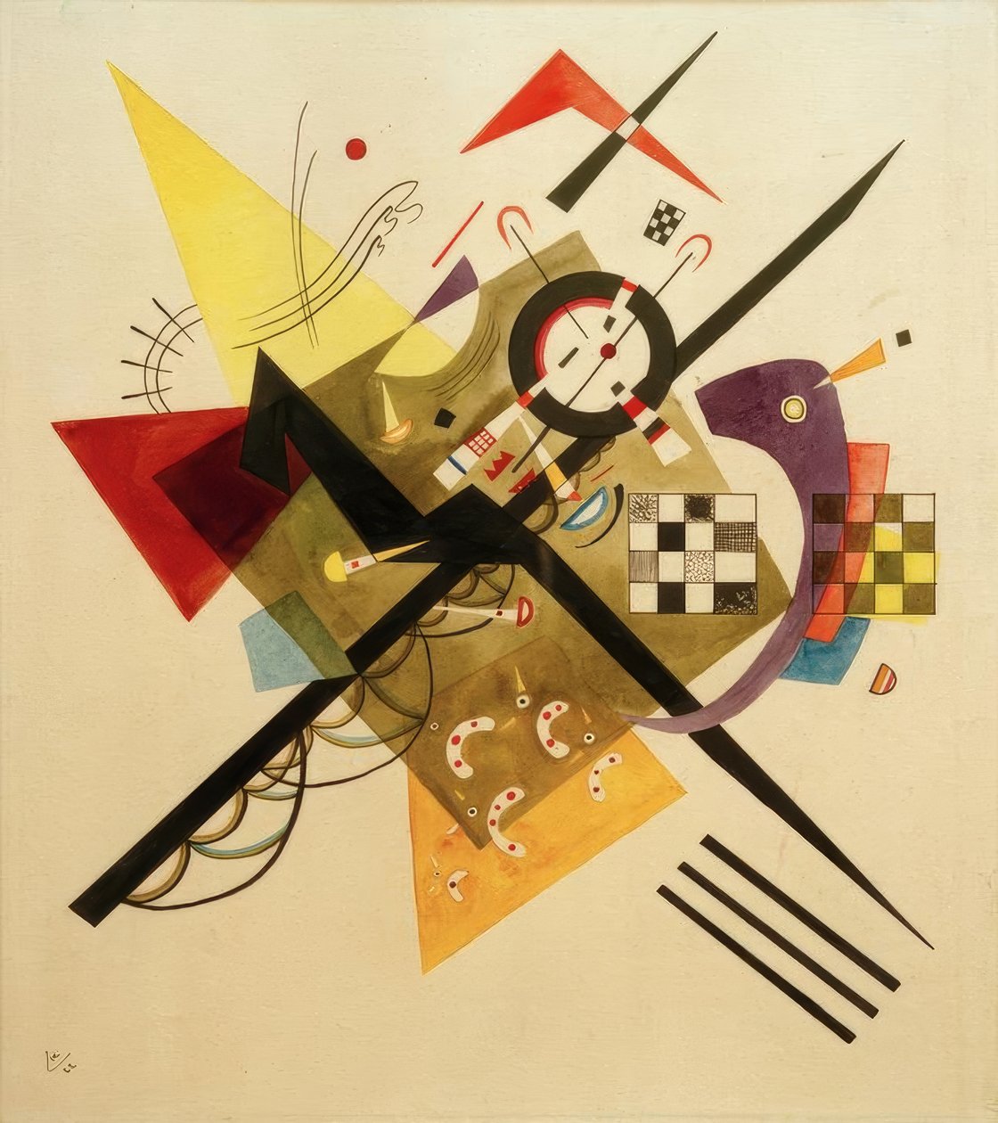 Diseño en blanco II de Wassily Kandinsky