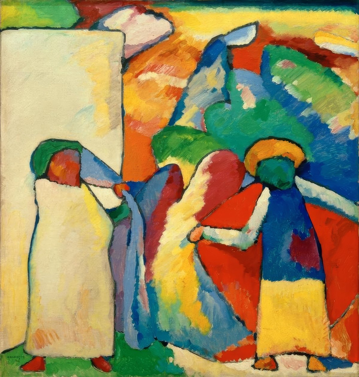 Improvisación 6 (Africana) de Wassily Kandinsky