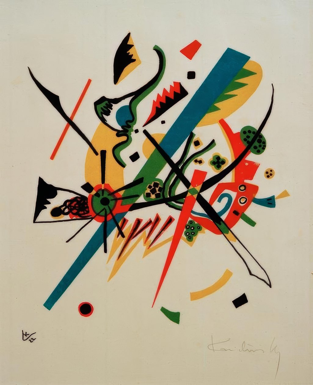 Pequeños Mundos I de Wassily Kandinsky