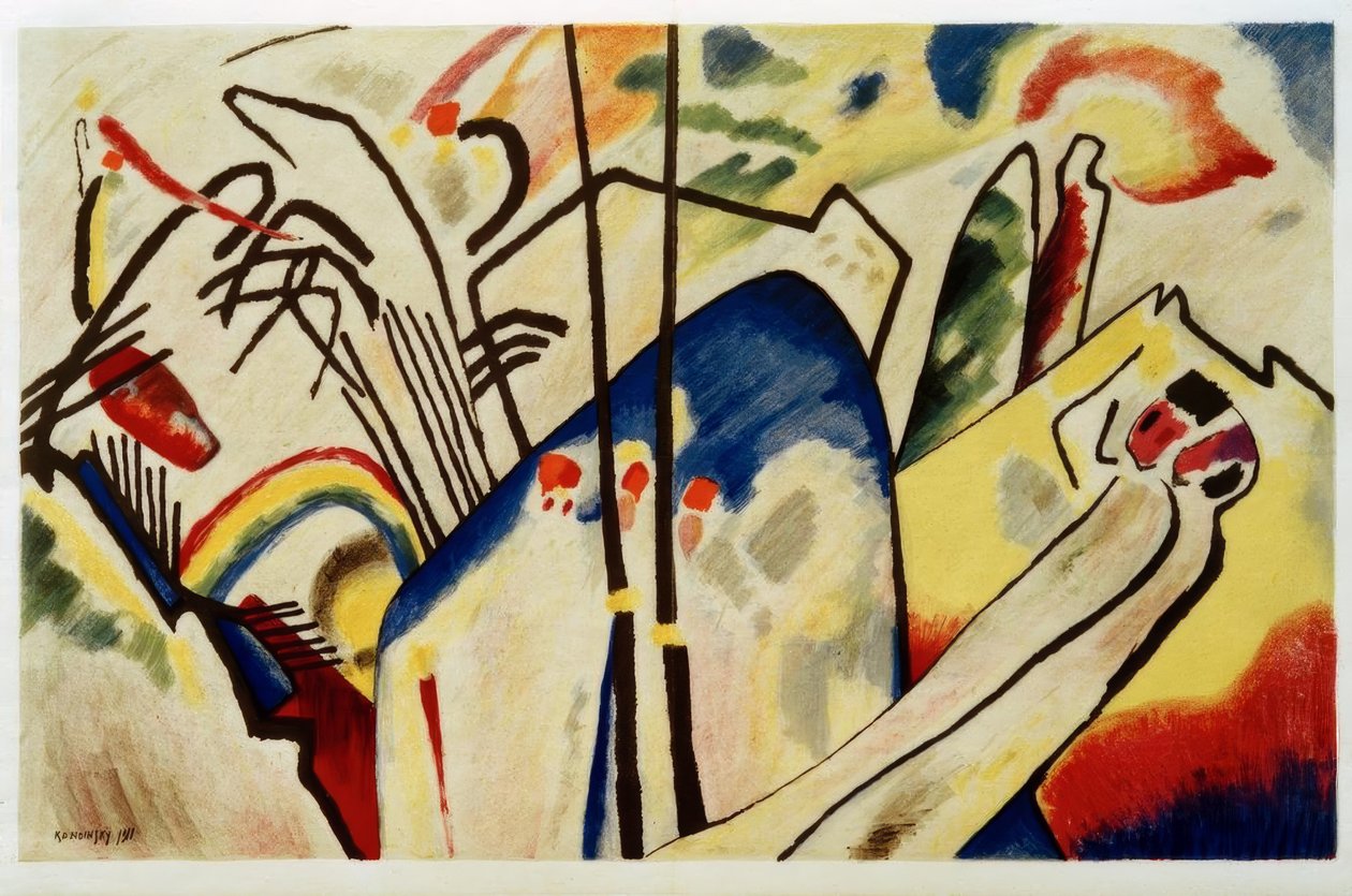Composición IV de Wassily Kandinsky