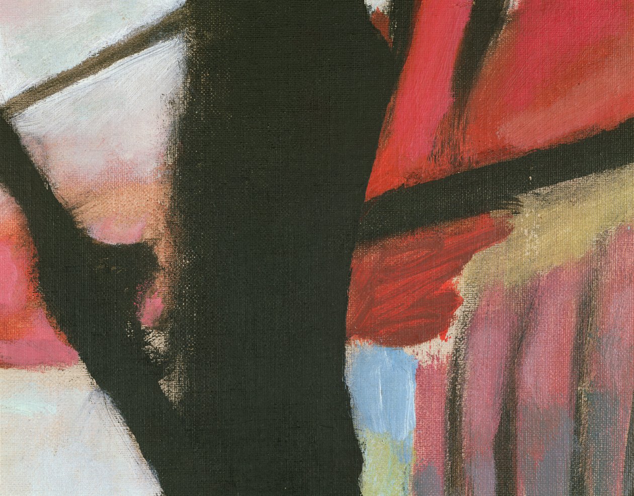 Paisaje con arco negro, detalle de Wassily Kandinsky