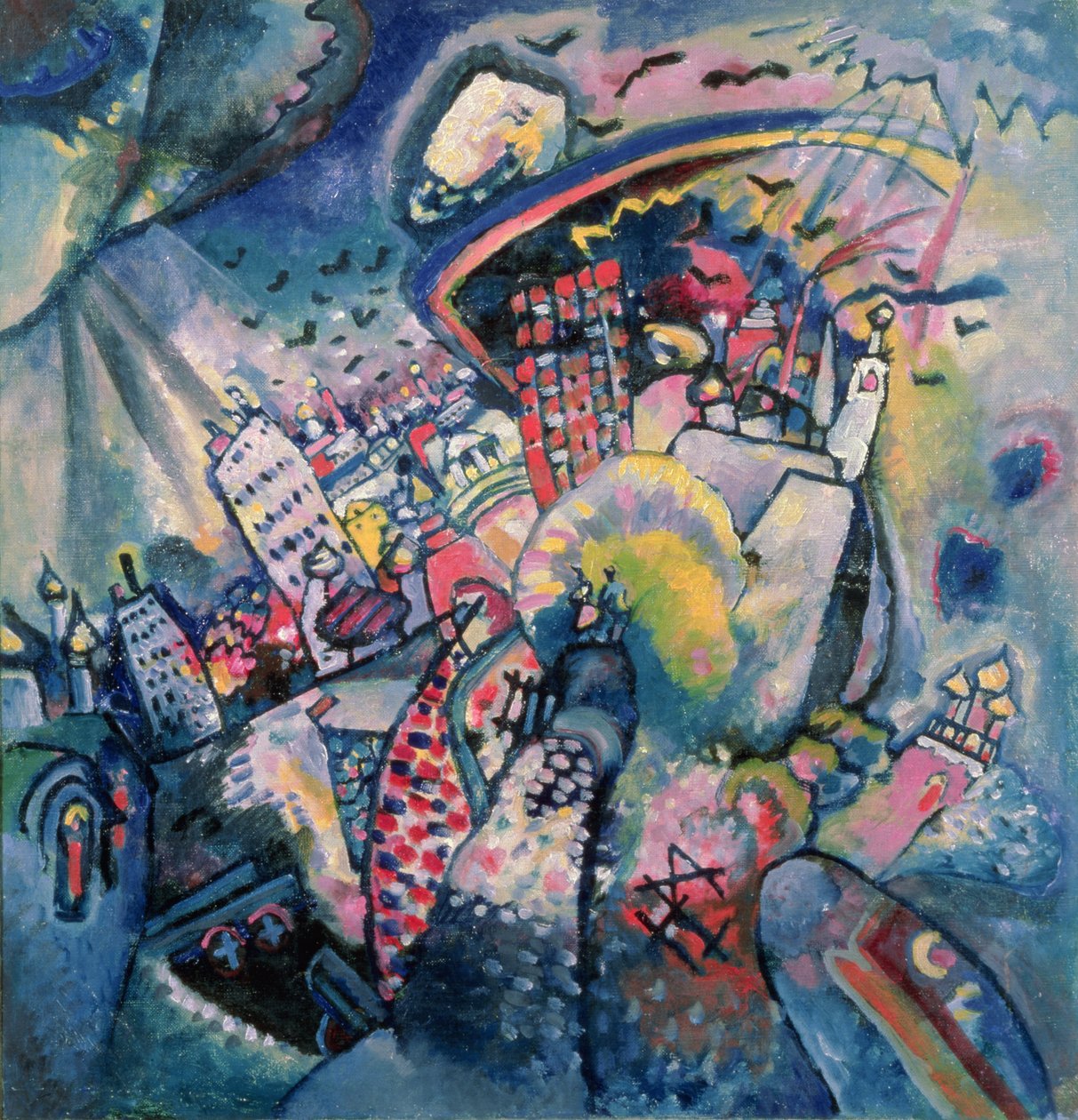 Moscú I, 1916 de Wassily Kandinsky