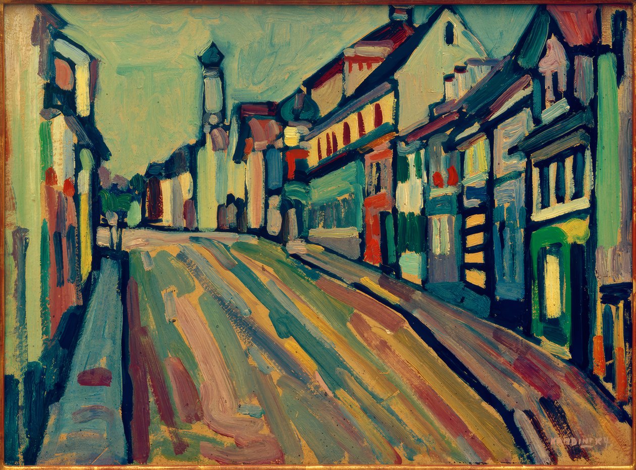 Murnau – Untermarkt de Wassily Kandinsky