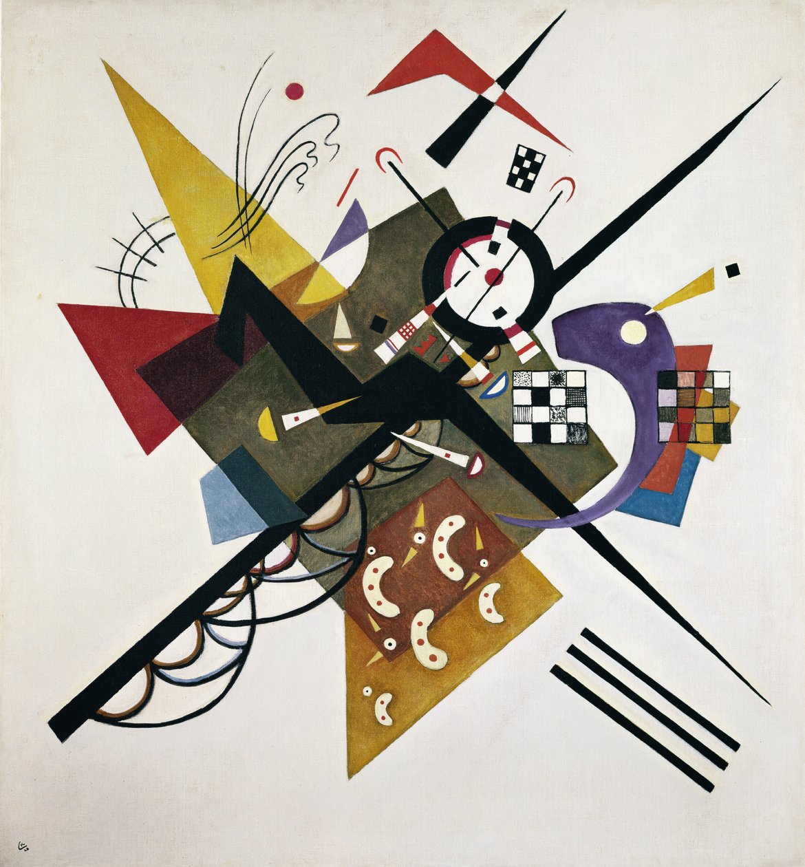 Sobre blanco II, 1923 de Wassily Kandinsky
