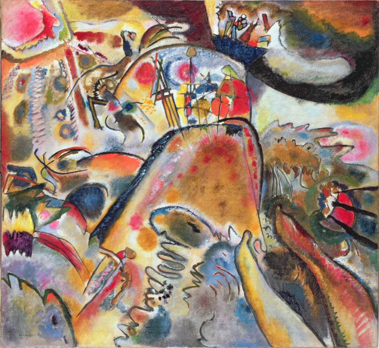 Pequeños Placeres, 1913 de Wassily Kandinsky