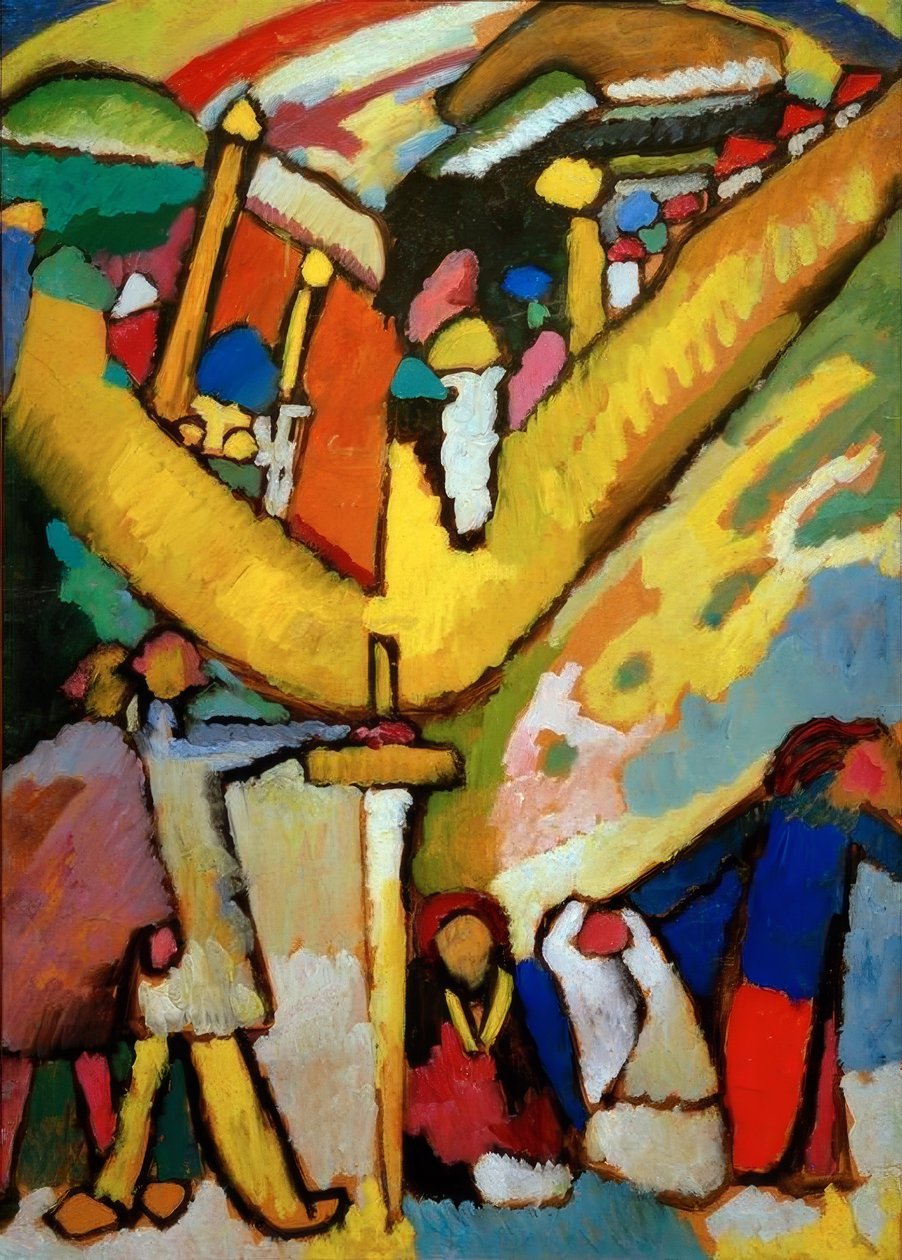 Estudio para Improvisación 8 de Wassily Kandinsky