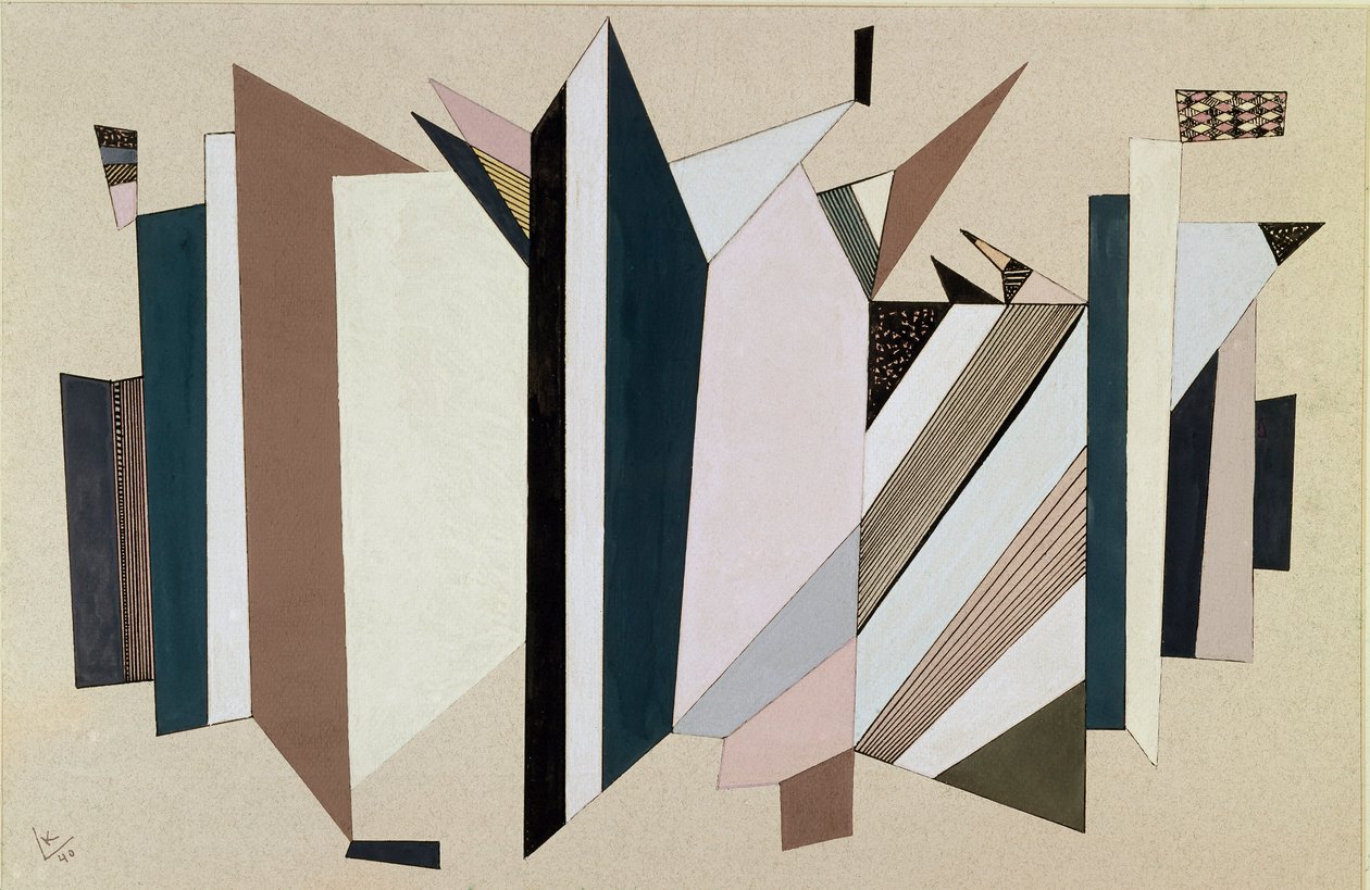 Pintura sin título de Vassily Kandinsky de Wassily Kandinsky