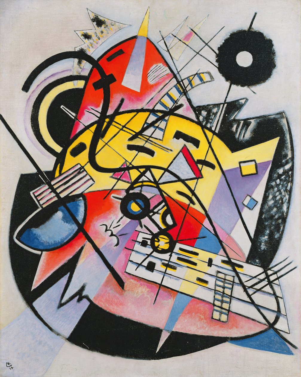 Punto blanco de Wassily Kandinsky