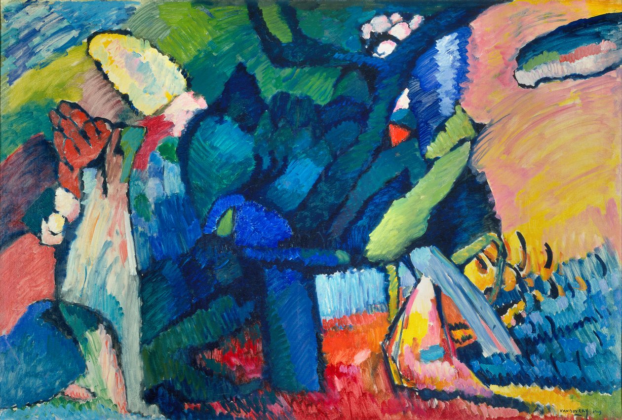 V.V. Kandinsky. Improvisación nº 4 (2024) de Wassily Kandinsky