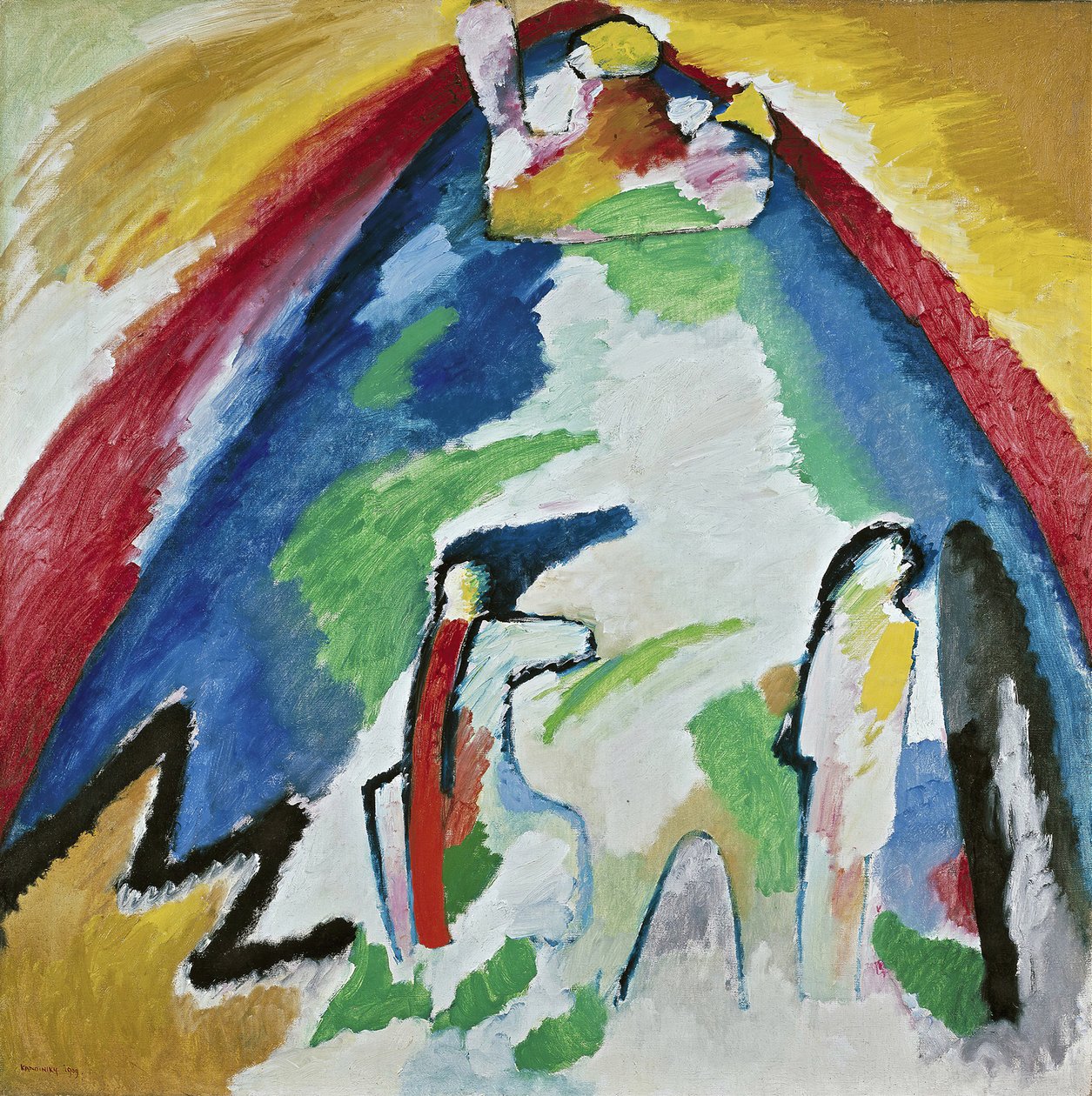 Una Montaña de Wassily Kandinsky