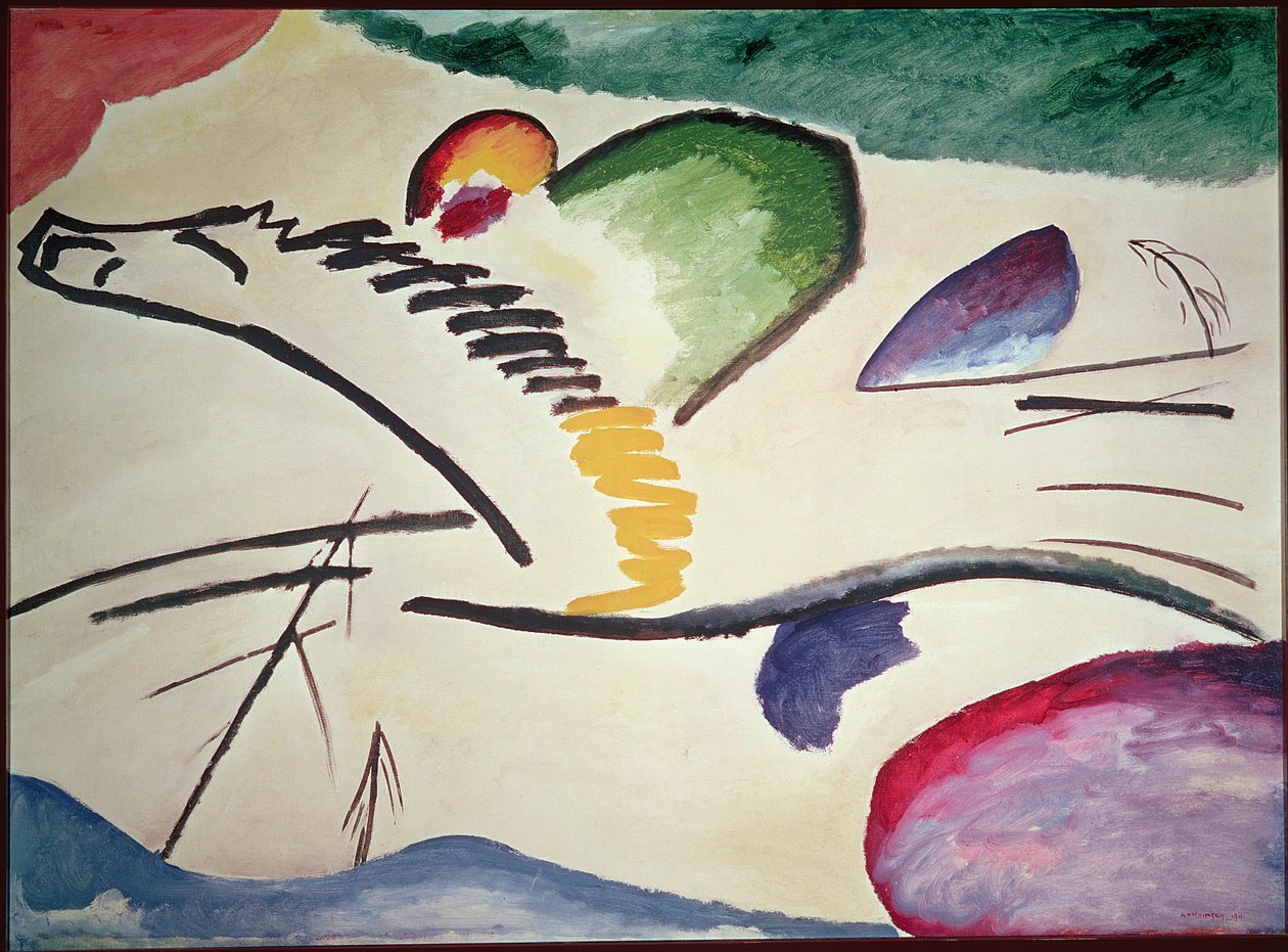 Caballo Abstracto, 1911 de Wassily Kandinsky