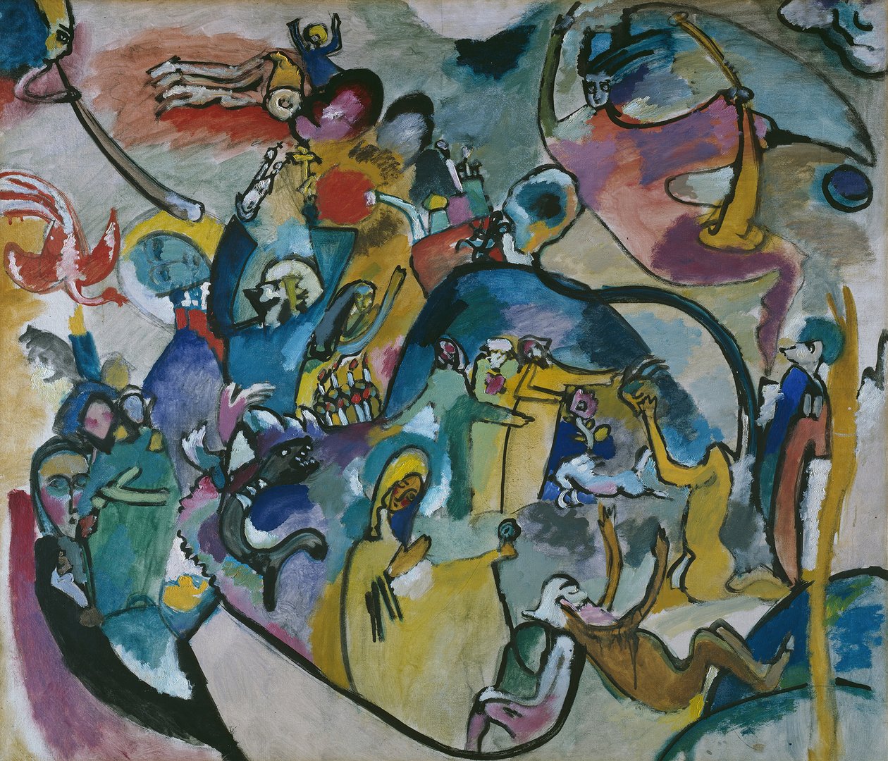 Día de Todos los Santos II, 1911 de Wassily Kandinsky