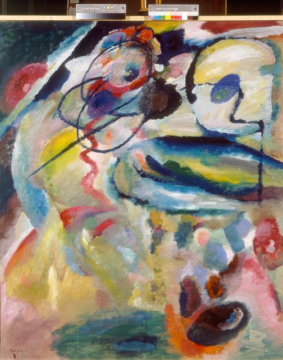 Imagen con círculo de Wassily Kandinsky