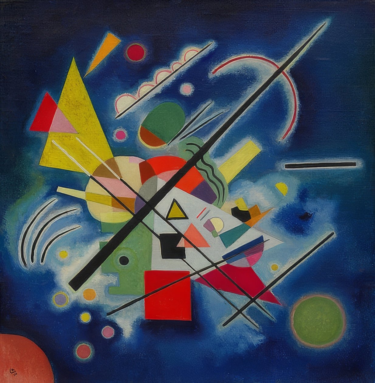 Imagen azul. 1924 de Wassily Kandinsky