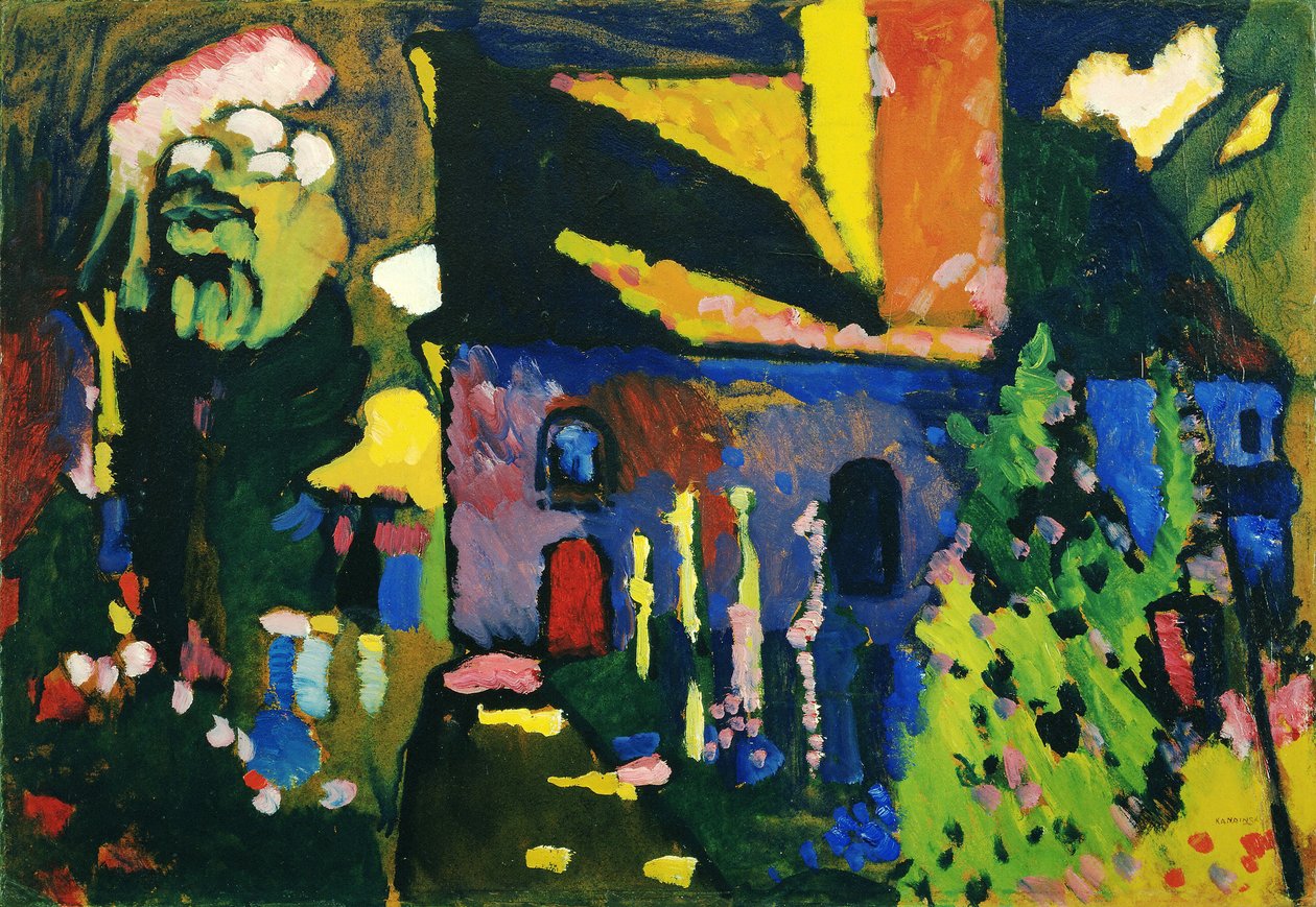Iglesia en Murnau de Wassily Kandinsky