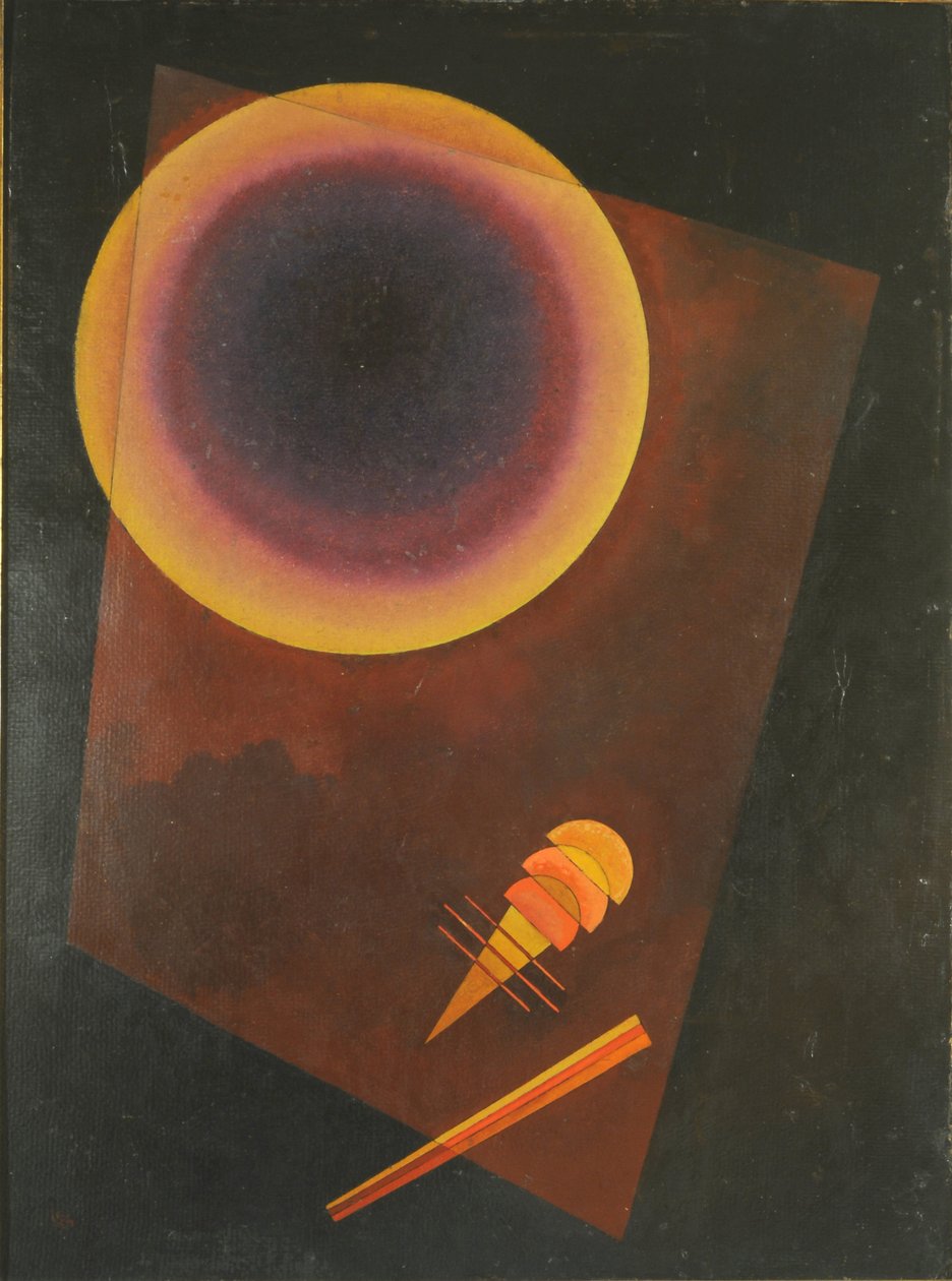 Círculo con marrón de Wassily Kandinsky