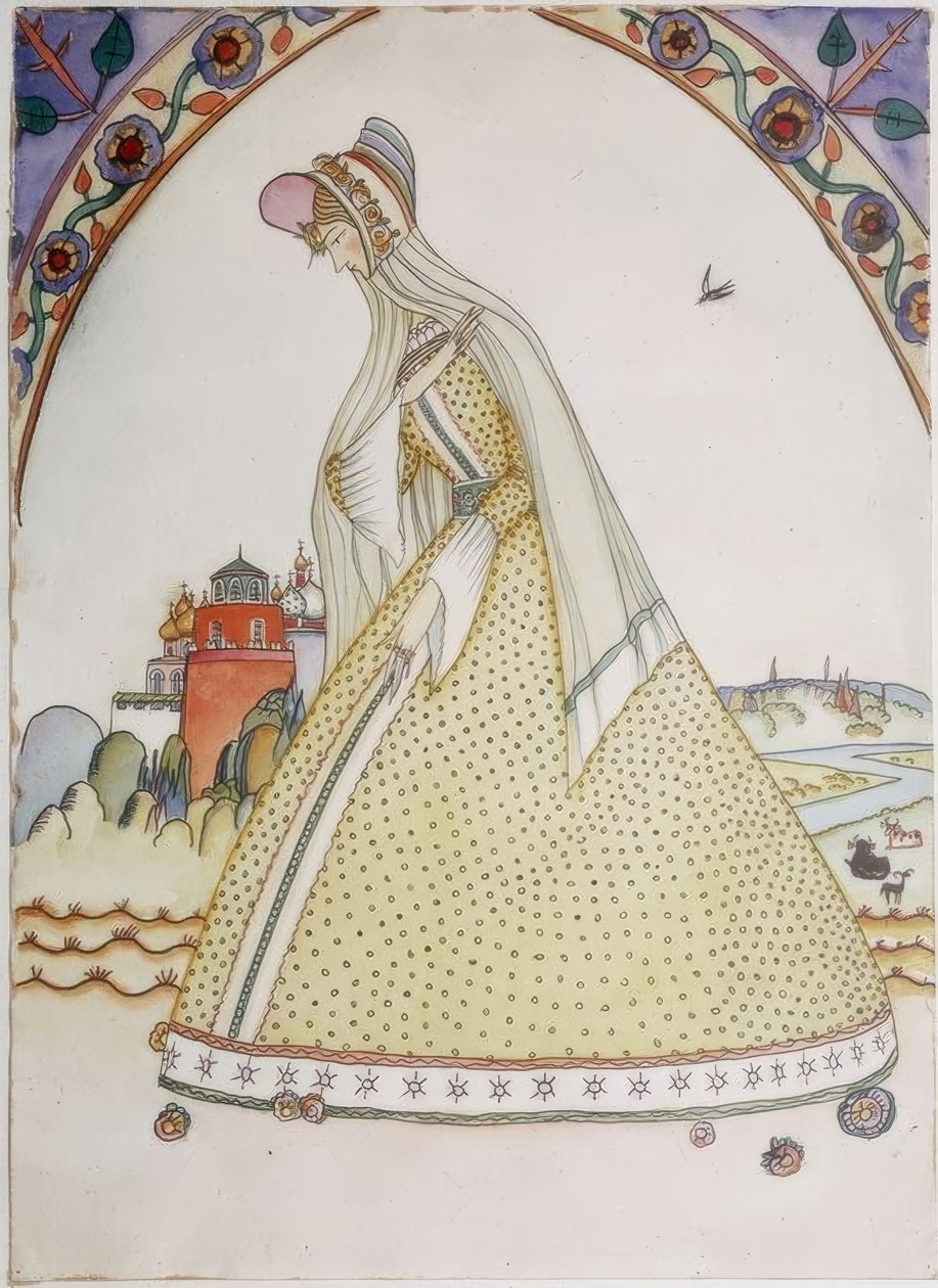 Dama con miriñaque de Wassily Kandinsky