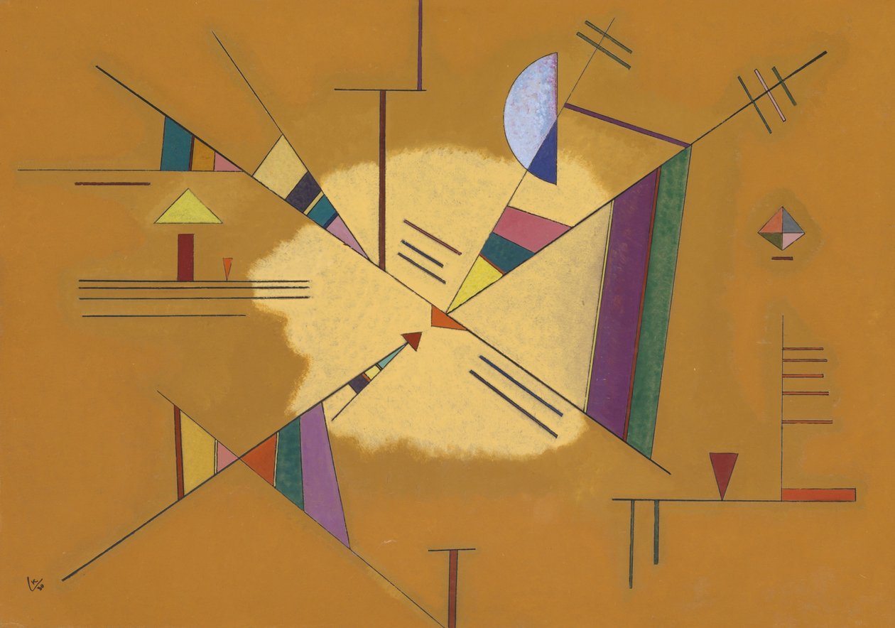 Diagonal, 1930 de Wassily Kandinsky
