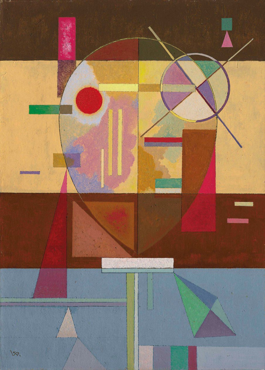 Tensión desintegrada de Wassily Kandinsky