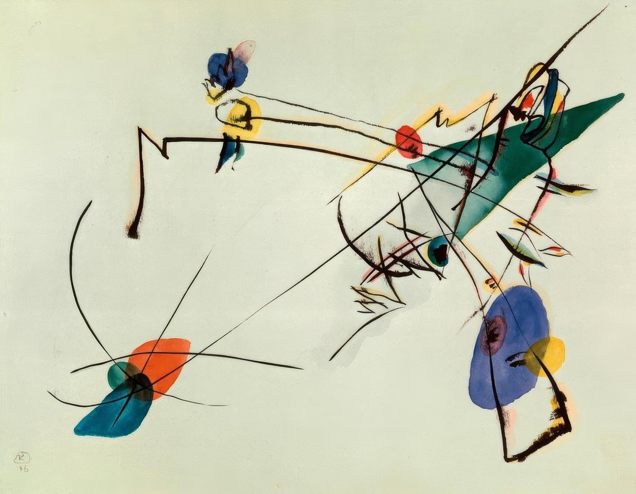 Acuarela simple de Wassily Kandinsky