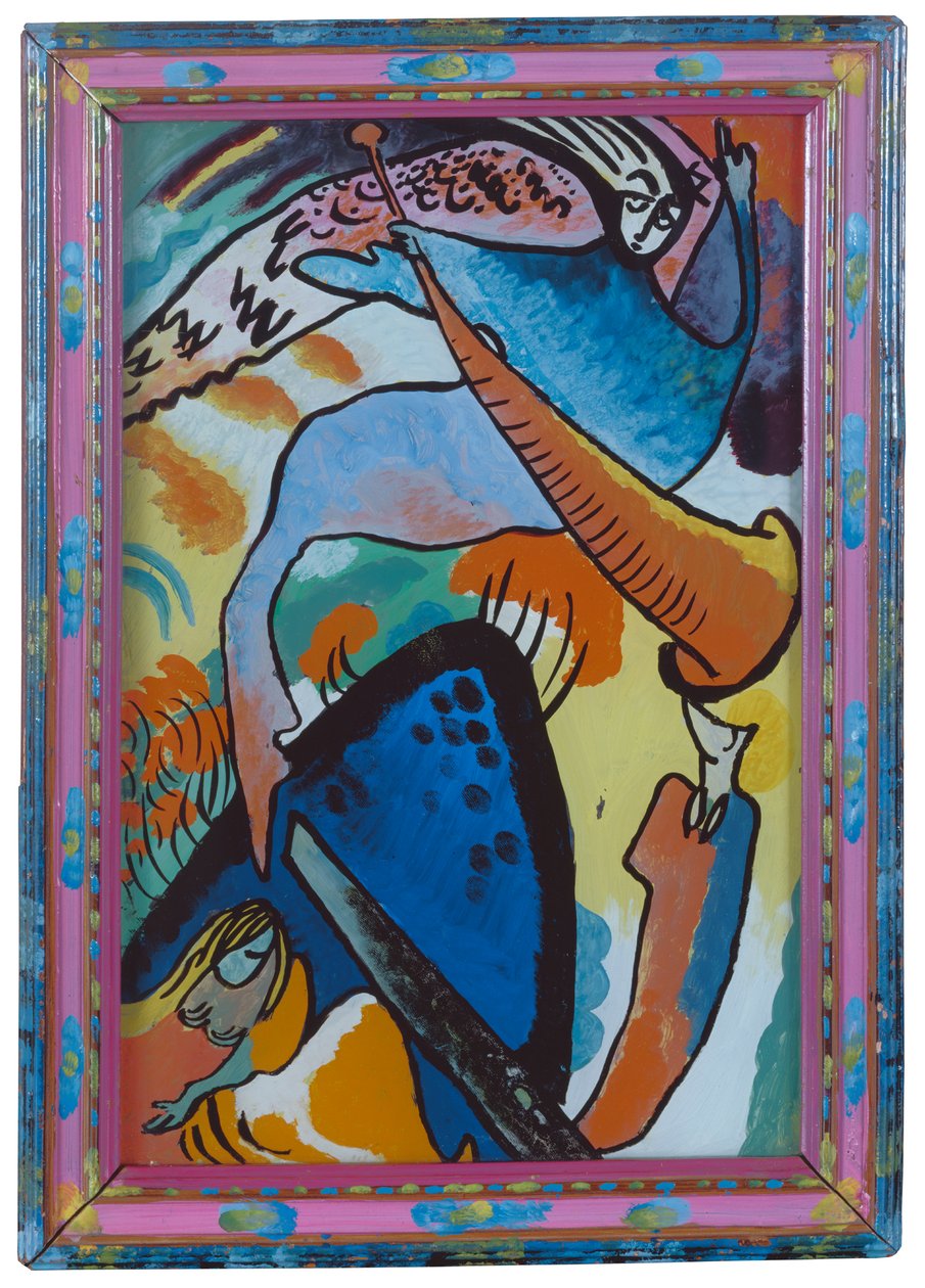 Ángel del Juicio Final (Fragmento del Juicio Final) de Wassily Kandinsky