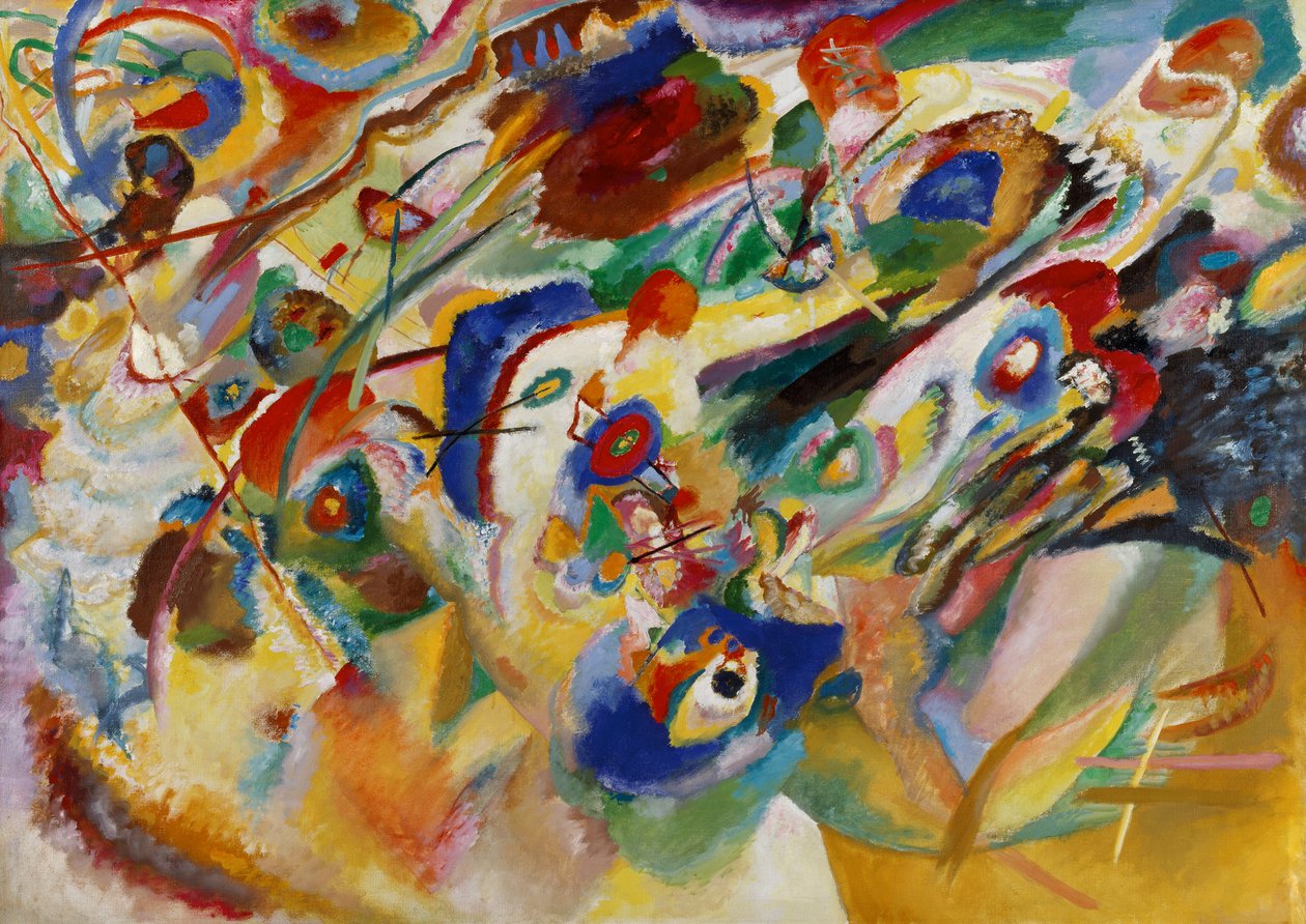Borrador 2 para la Composición VII de Wassily Kandinsky