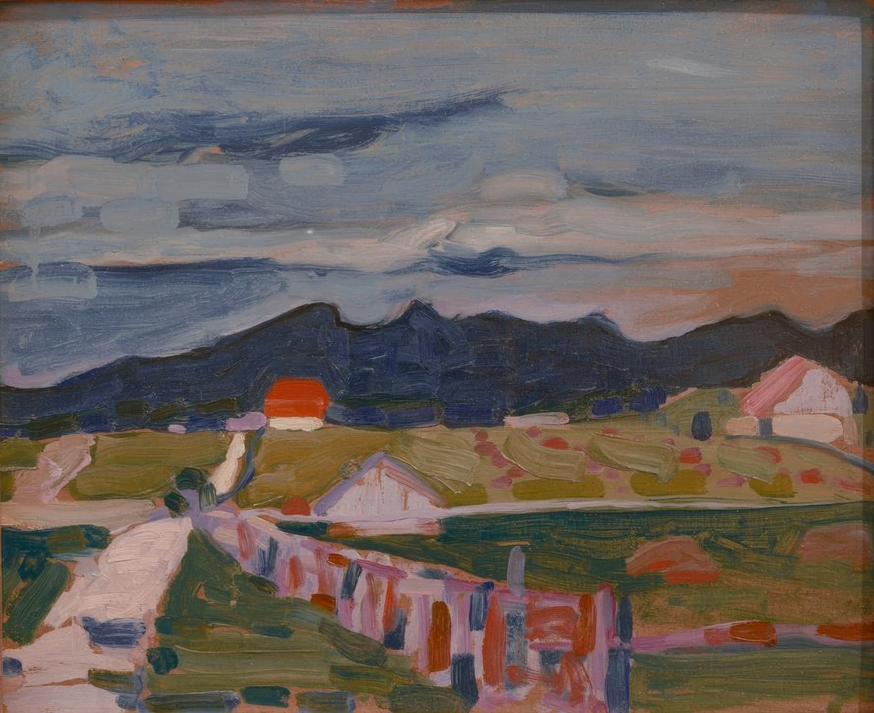 Campos cerca de Murnau de Wassily Kandinsky