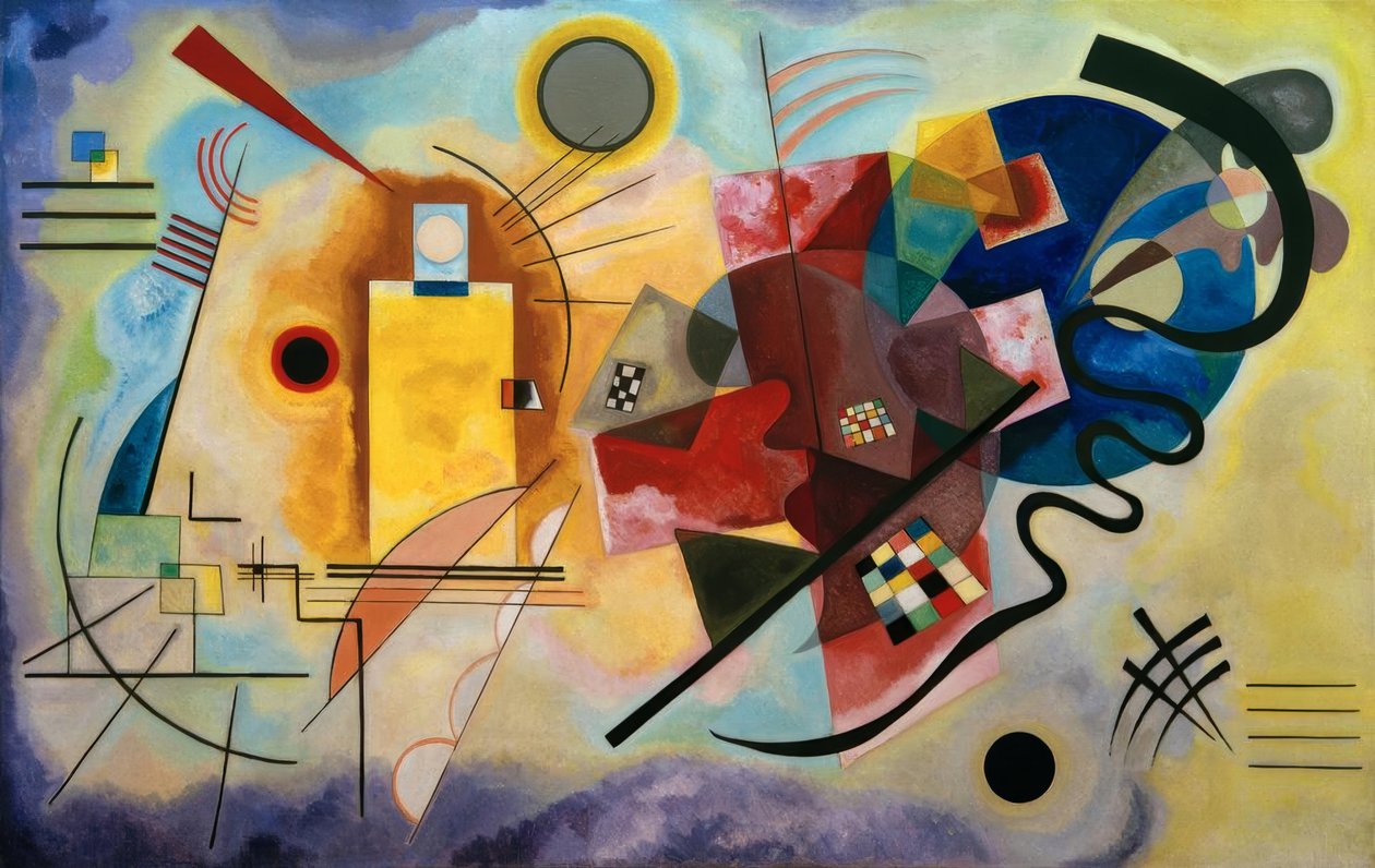Amarillo - Rojo - Azul de Wassily Kandinsky