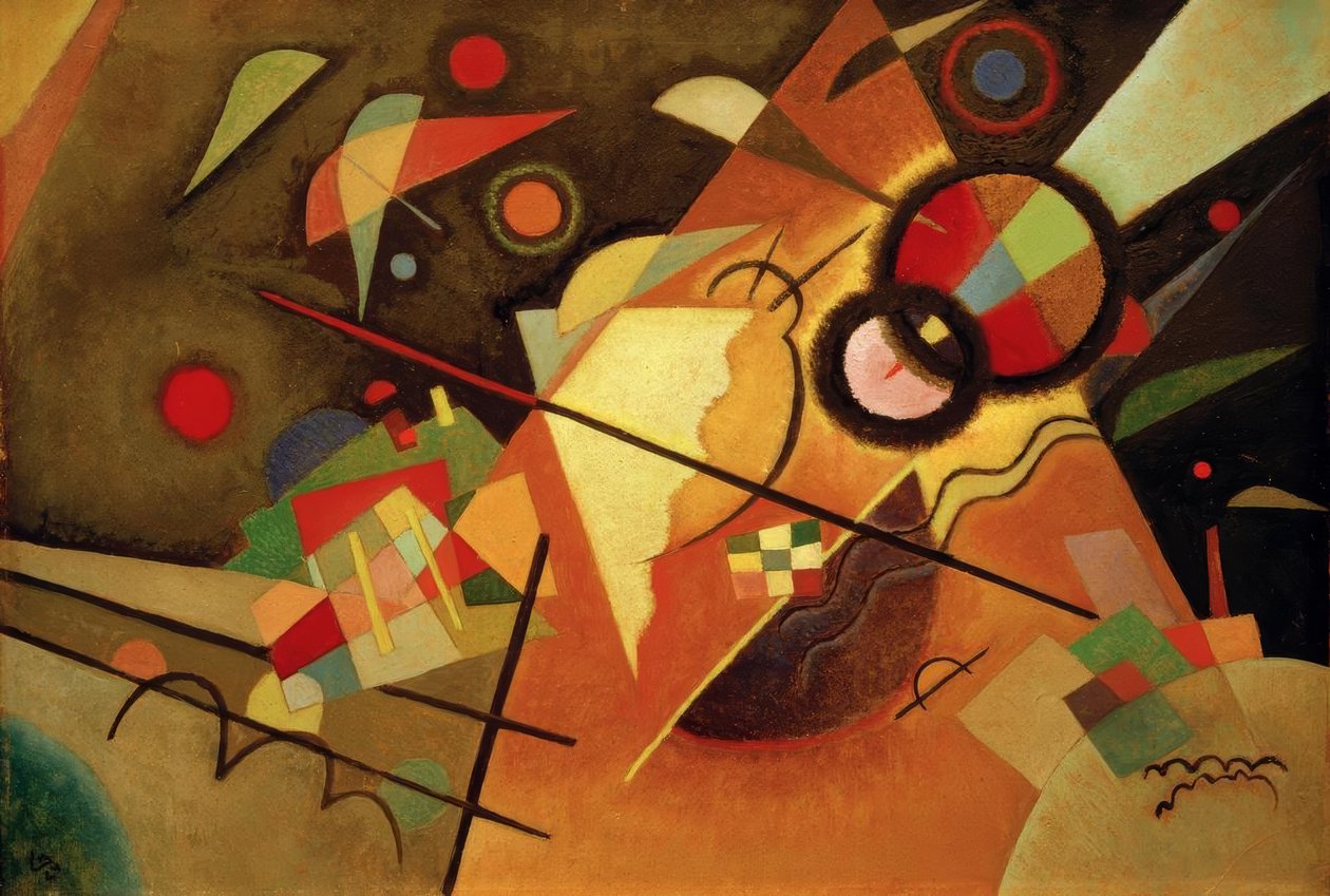 Punta amarilla de Wassily Kandinsky