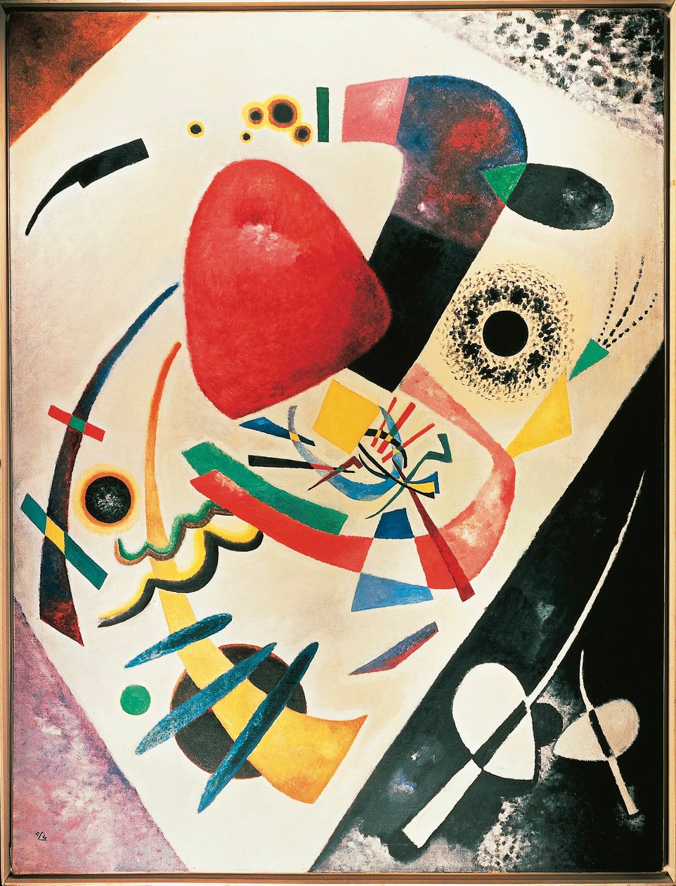 Alemania, Múnich, Mancha Roja de Wassily Kandinsky