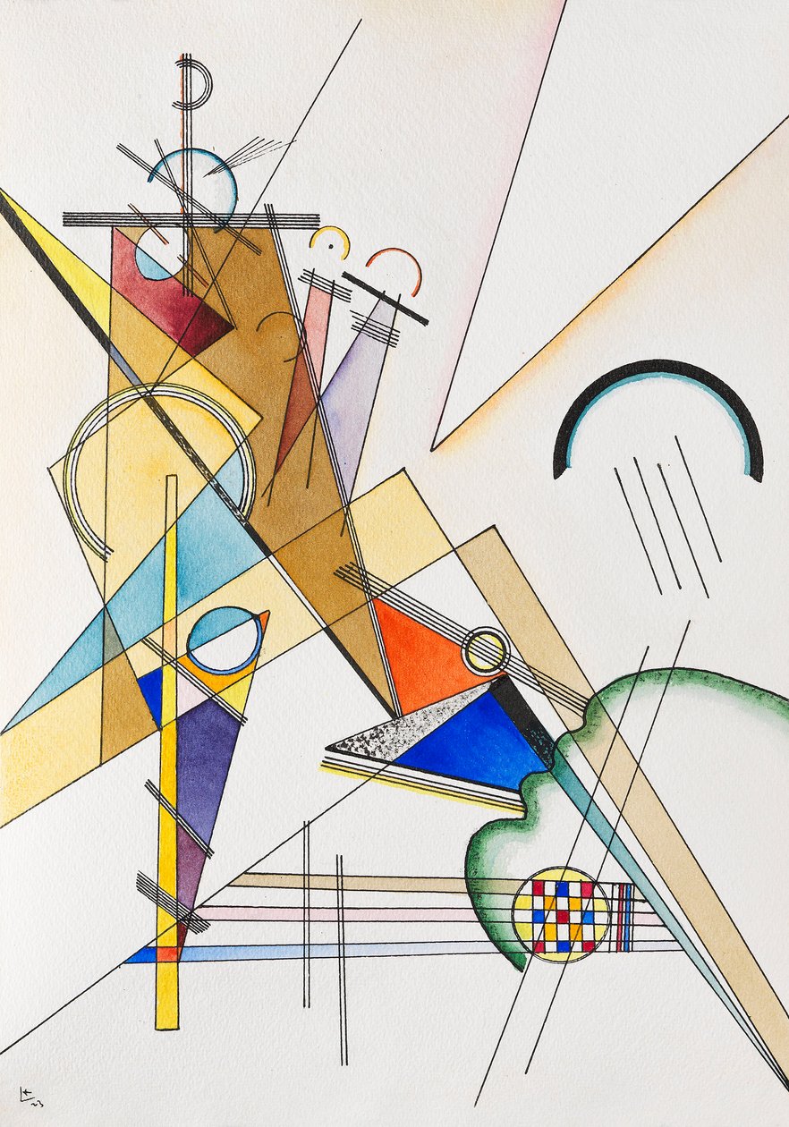Gewebe, 1923 de Wassily Kandinsky