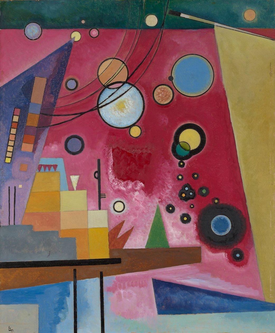Rojo intenso de Wassily Kandinsky