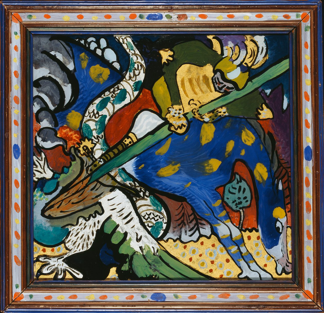 San Jorge I de Wassily Kandinsky