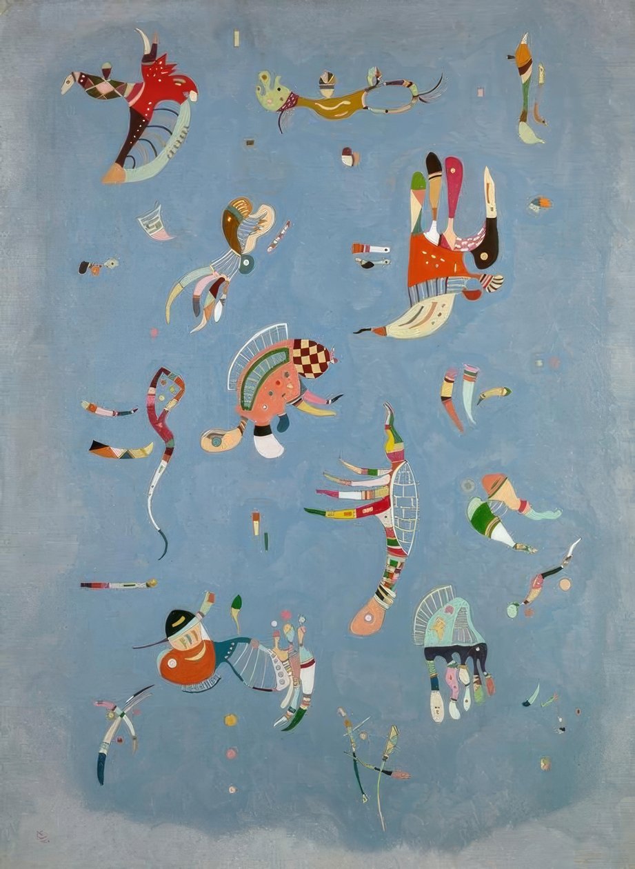 Azul cielo de Wassily Kandinsky