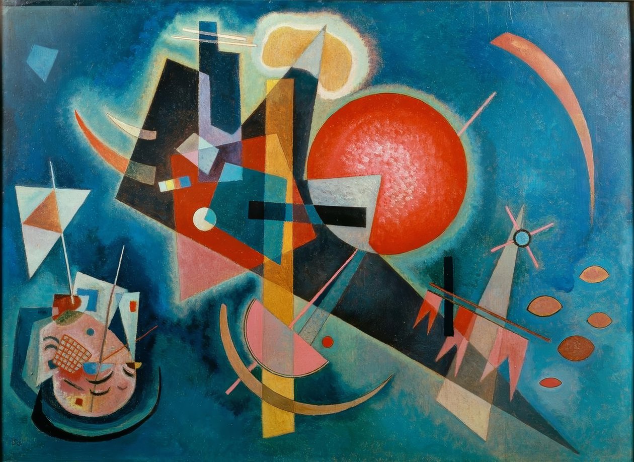 En azul de Wassily Kandinsky
