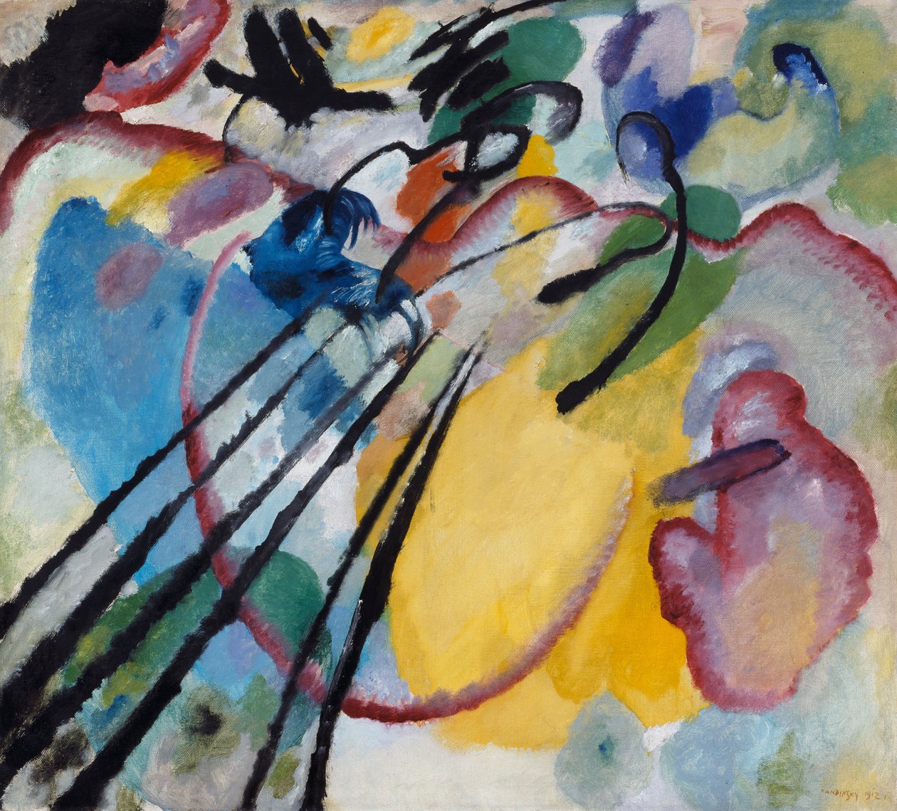 Improvisación 26 (remo) de Wassily Kandinsky