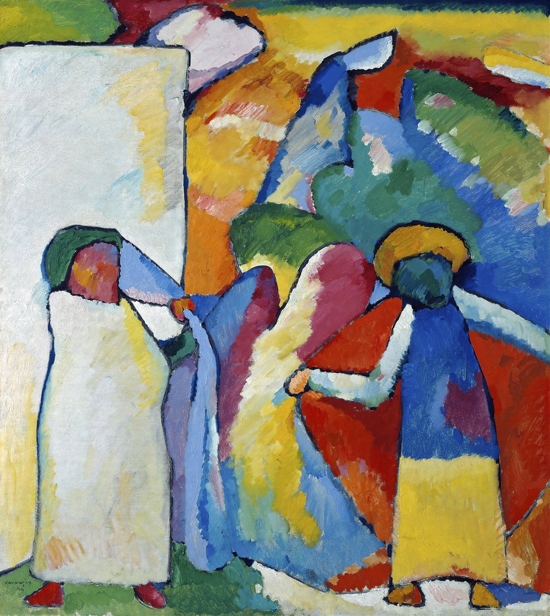 Improvisación 6 Africana, 1909 de Wassily Kandinsky