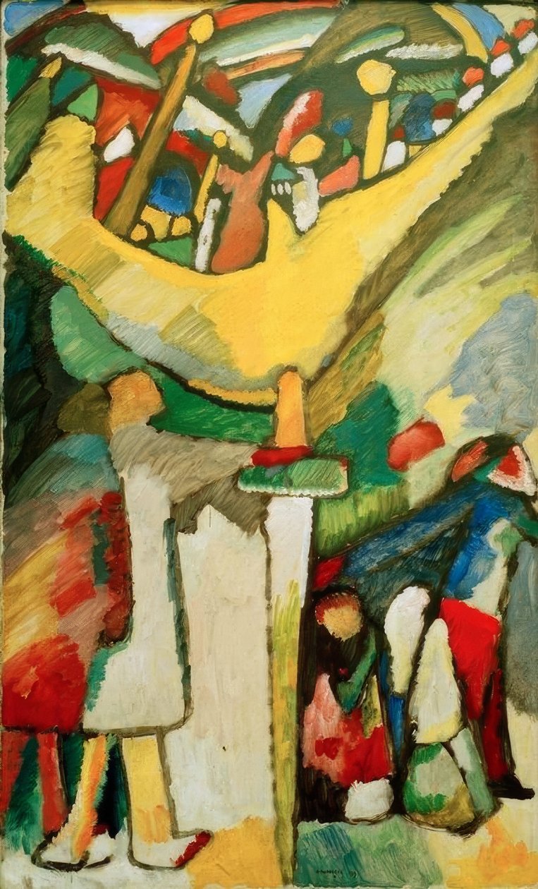 Improvisación 8 de Wassily Kandinsky