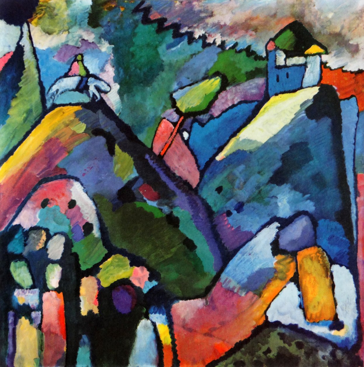 Improvisación 9 de Wassily Kandinsky