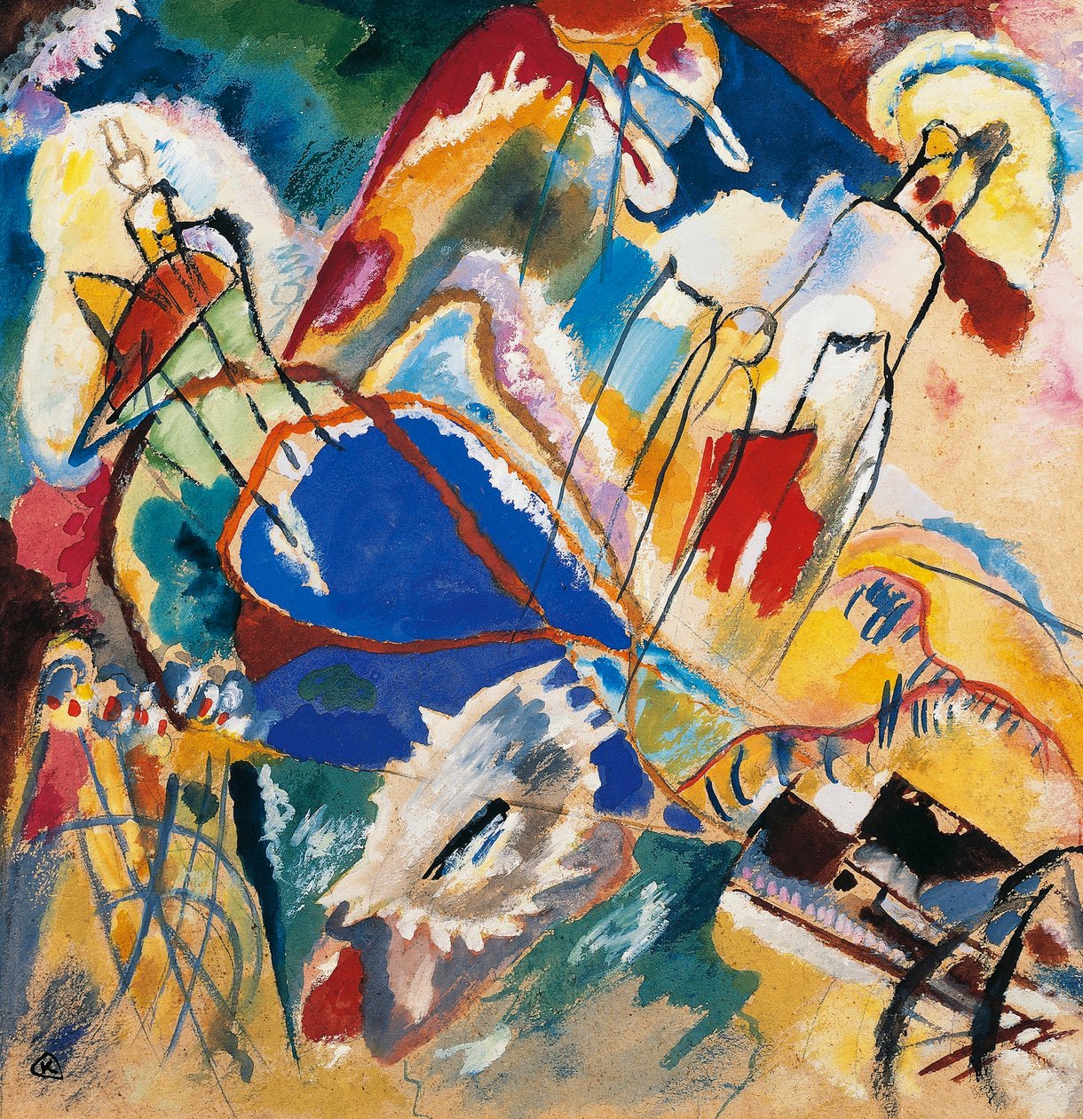 Improvisación No 30 (Cañones) de Wassily Kandinsky