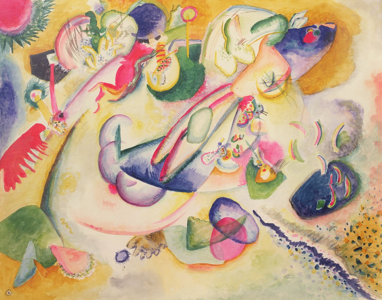 Improvisación, c.1914 de Wassily Kandinsky
